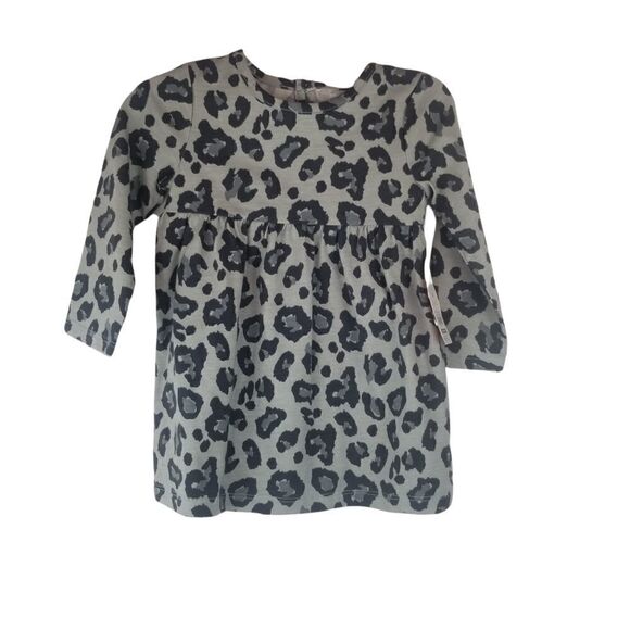 NWT. Cute Little Girls Dress with Bottoms. Animal Print. Size 18 Months. - Picture 1 of 6
